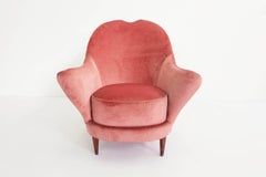 Femenino Sillón de Terciopelo Rosa Pálido