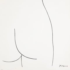 Femme Art Lithograph After Pablo Picasso, Signed and Numbered, circa 1960s