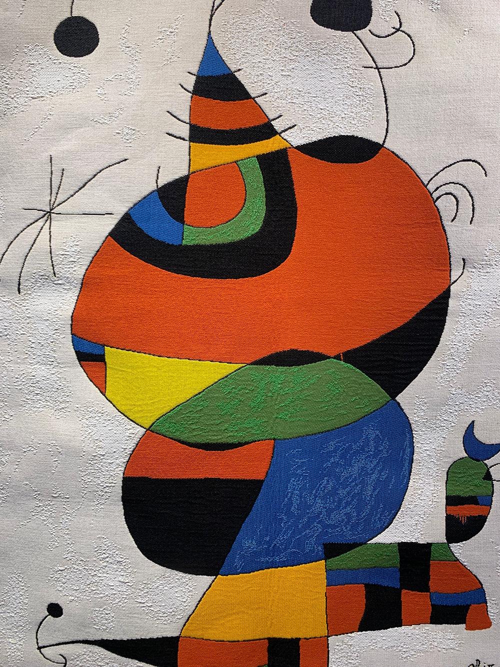 Femme, Oiseau, Étoile', arazzo di Joan Miro In condizioni buone in vendita a Beirut, LB