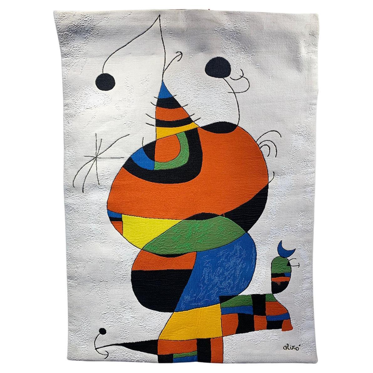 Femme, Oiseau, Étoile", Tapiz según Joan Miró