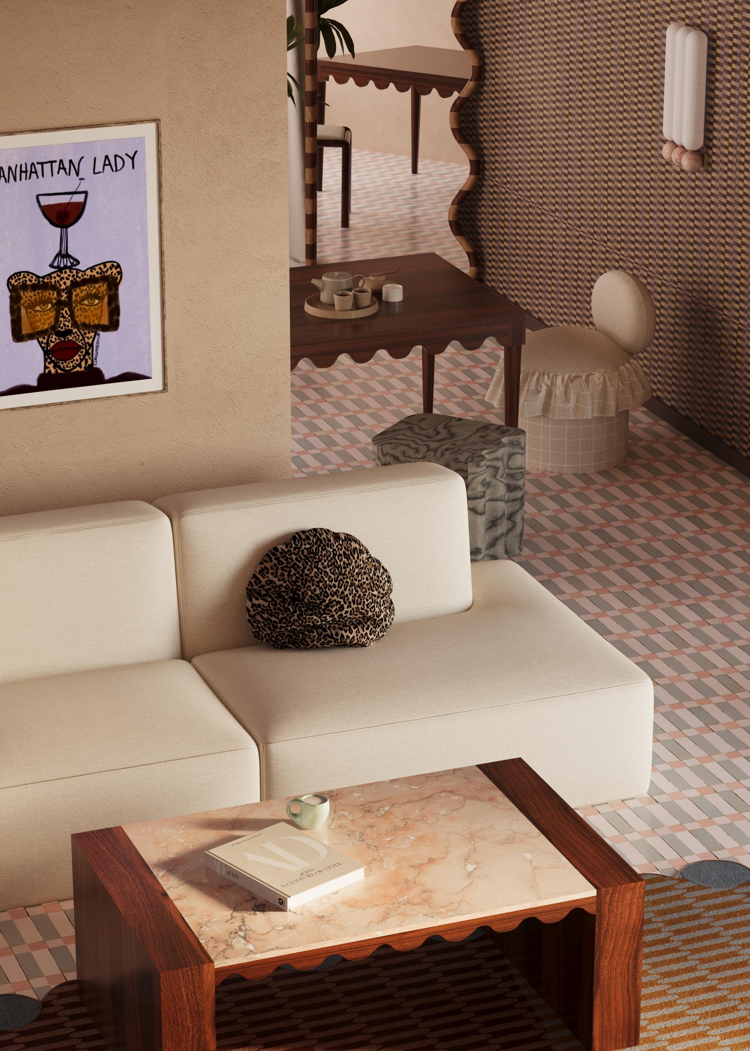 Turkish 'Femme'' Wood Coffee Table by Tugba Ata For Sale