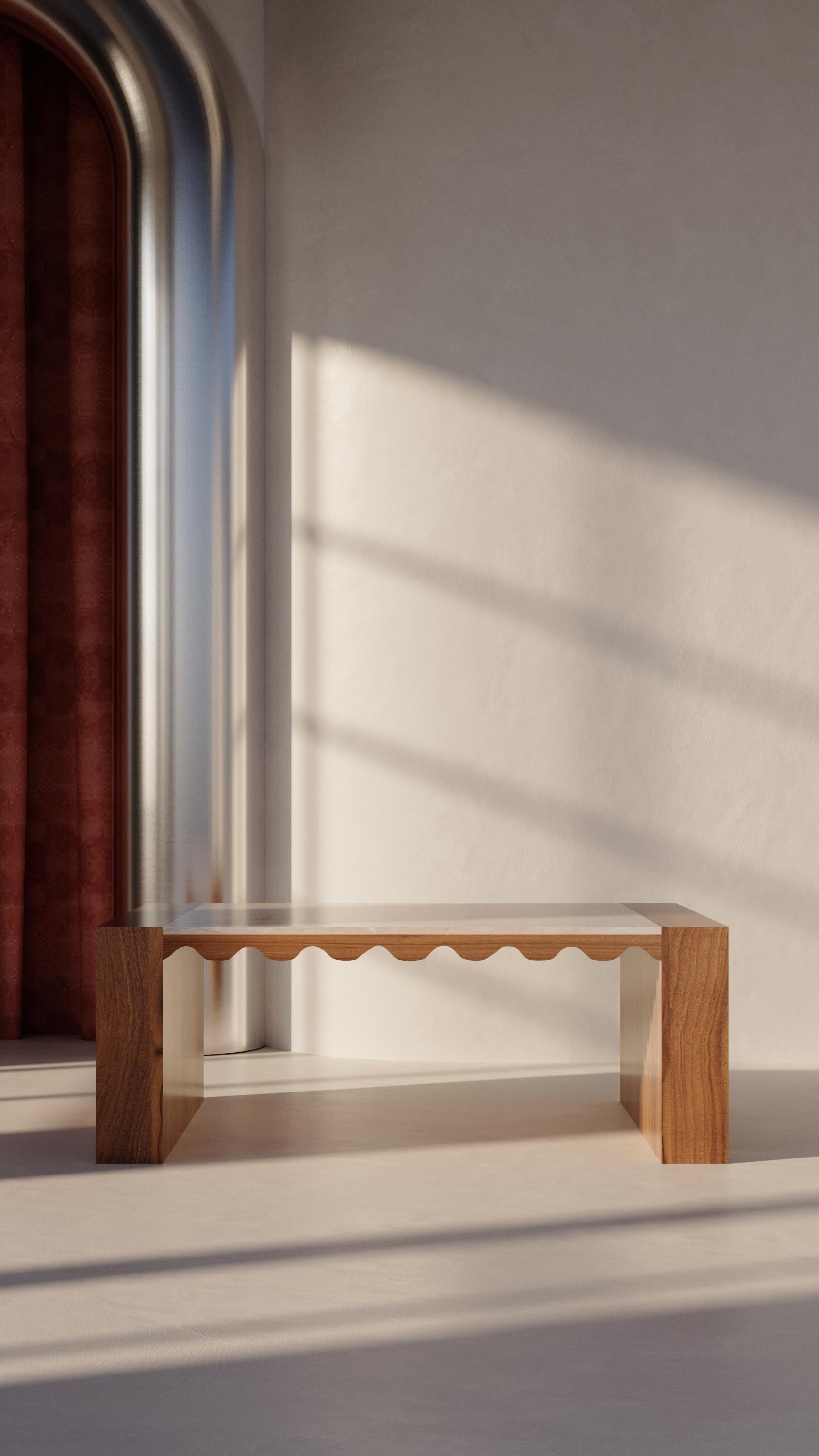 'Femme'' Wood Coffee Table by Tugba Ata In New Condition For Sale In Geneve, CH