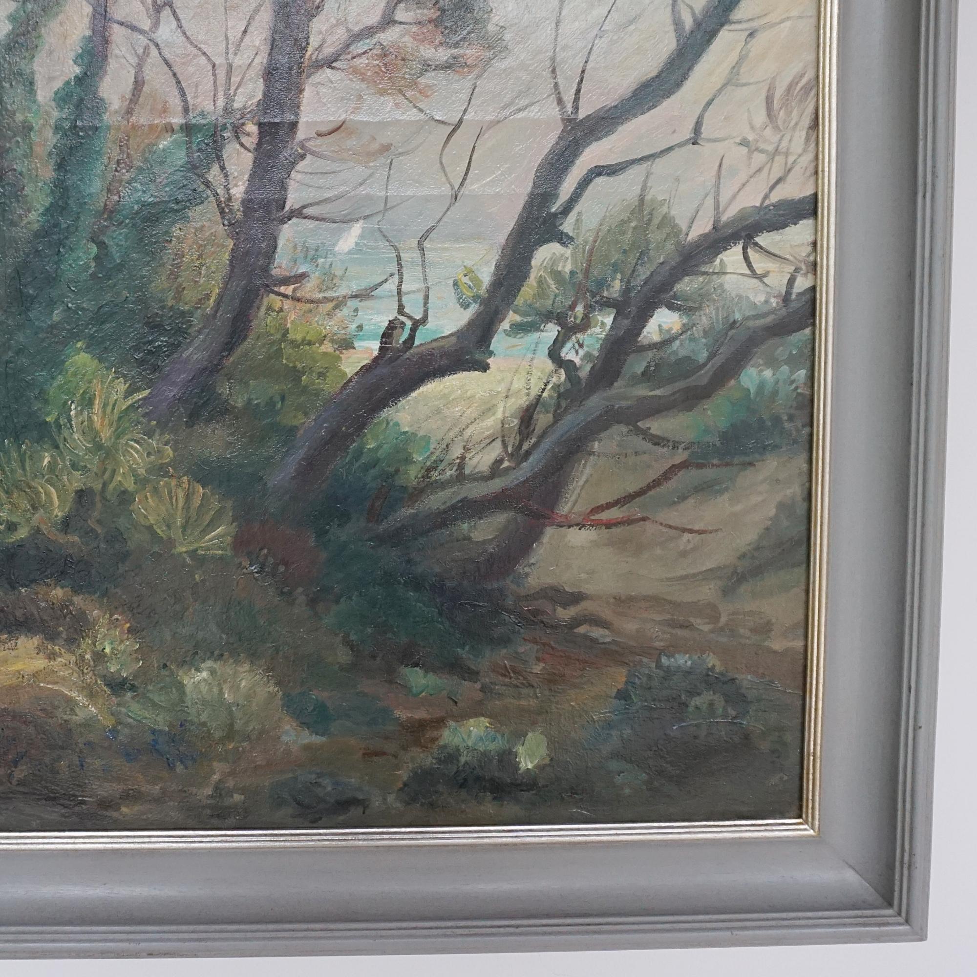 „Femmes a la baignade“ Öl auf Leinwand von Paul Jacob Hians (1884- 1965) im Angebot 2