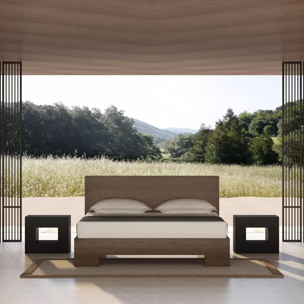 Letto Fen King, Letto minimalista in bambù in vendita 2