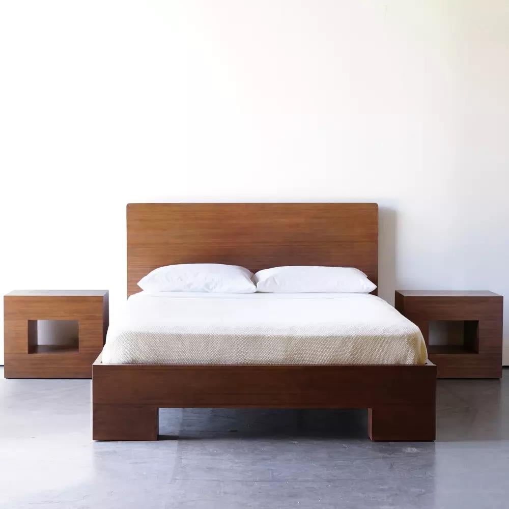 Letto Fen King, Letto minimalista in bambù in vendita 1