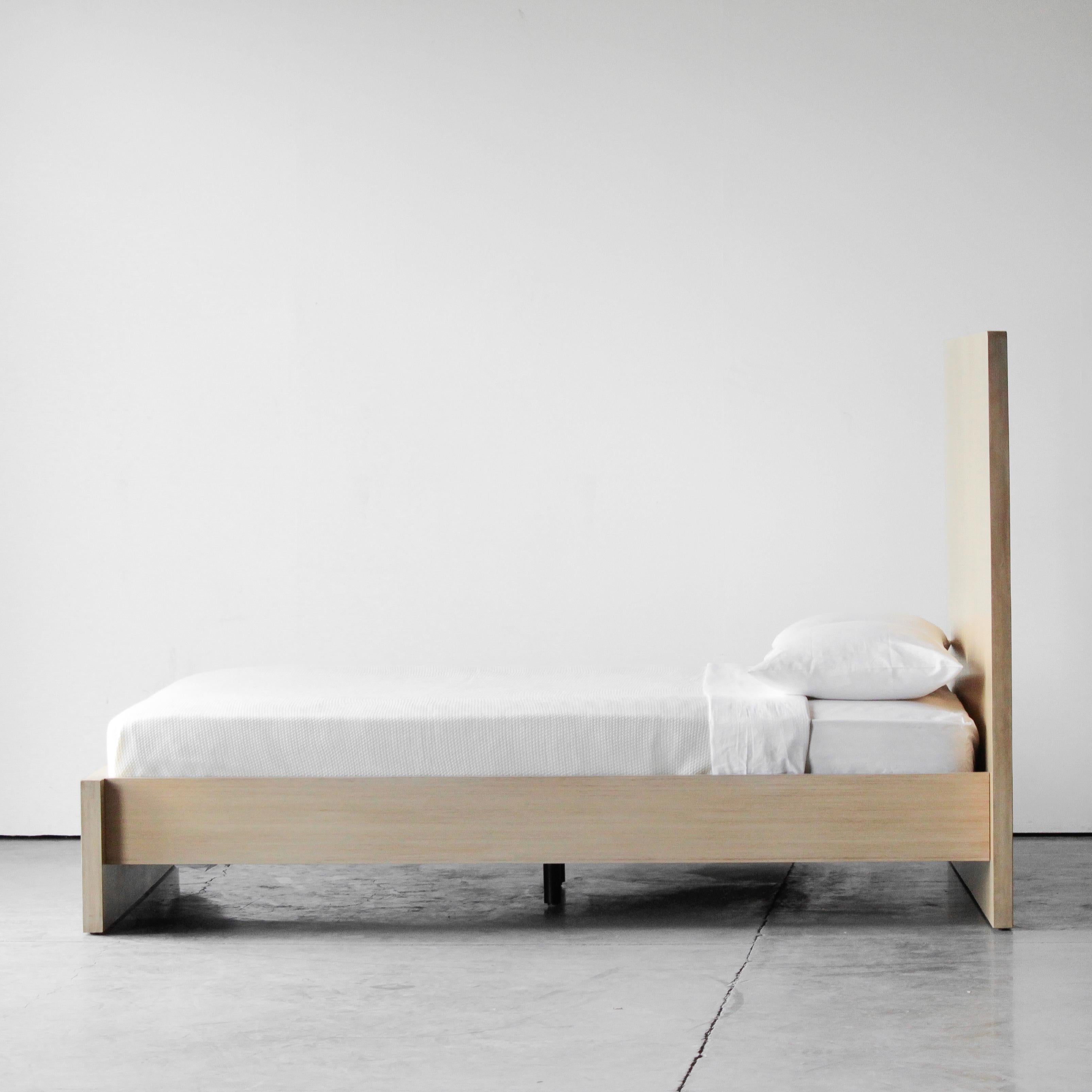  Fen Plank Queen-Bett, minimalistisches Bambusbett (Asiatisch) im Angebot
