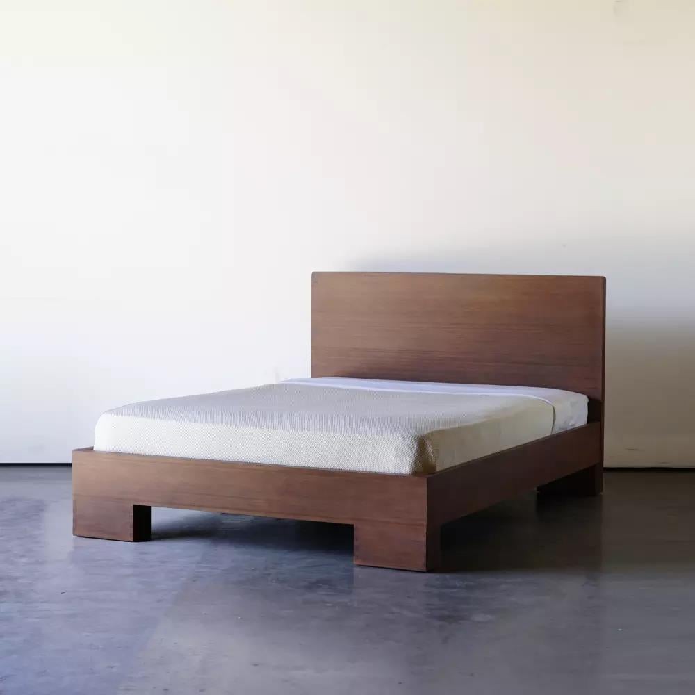 Asian Fen Queen Bed, Minimalist Bamboo Bed For Sale