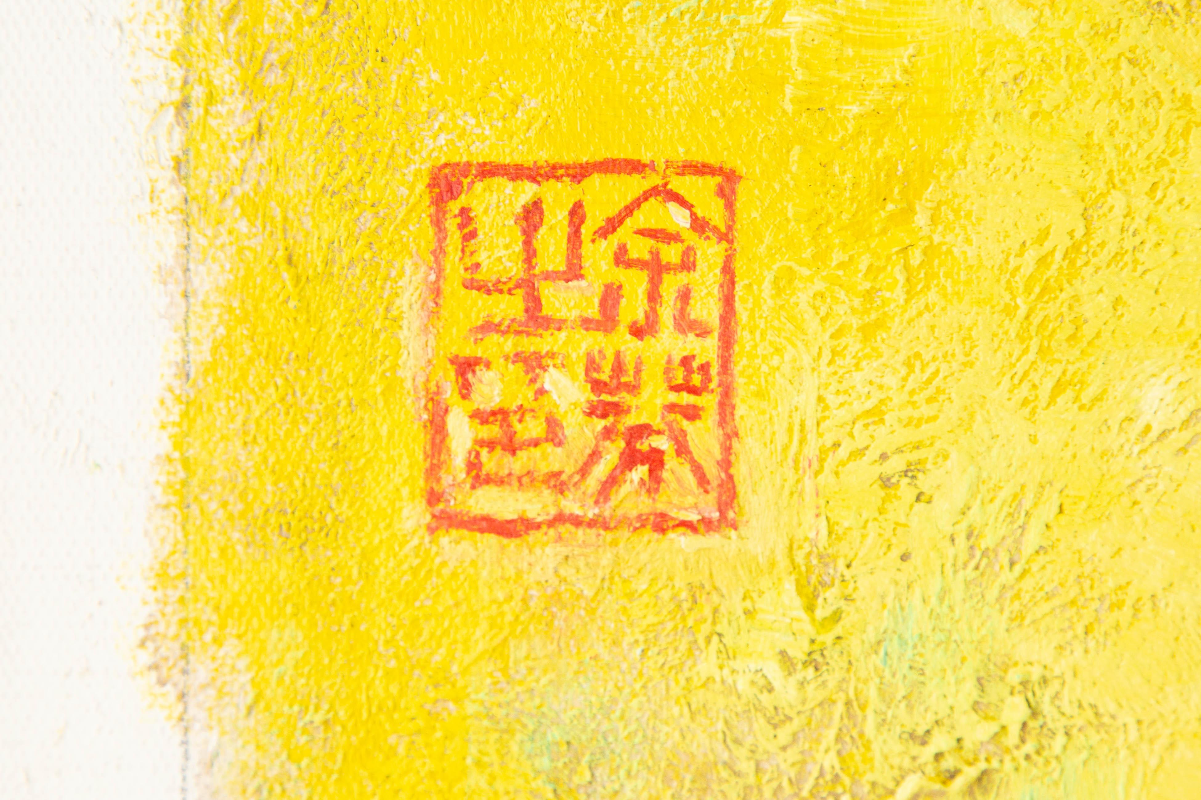 Fen Yu Floral Original Mixed Media 