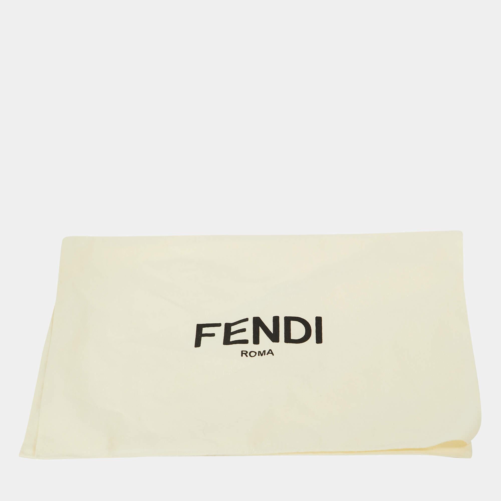Fendace Fendi x Versace Yellow Patterned Lurex Knit Leggings M 2