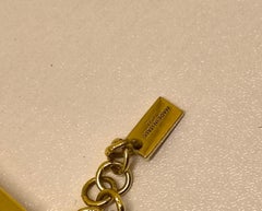 Fendace Versace X Fendi Gold Toned Wide Zucca Bangle Bracelet SOLD OUT RARE