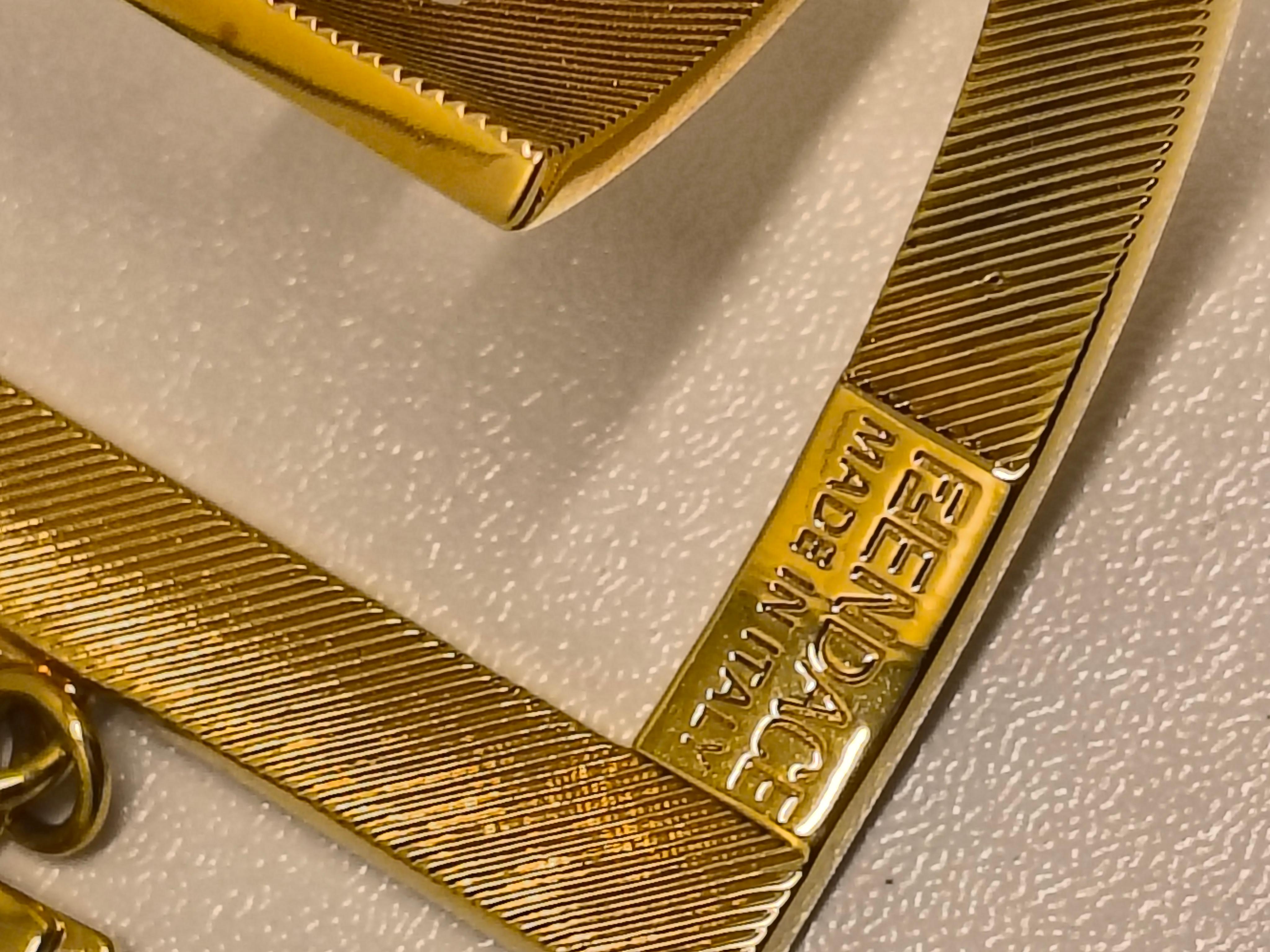 Fendace Versace X Fendi Bracciale Zucca Largo Oro SOLD OUT RARO in vendita 1