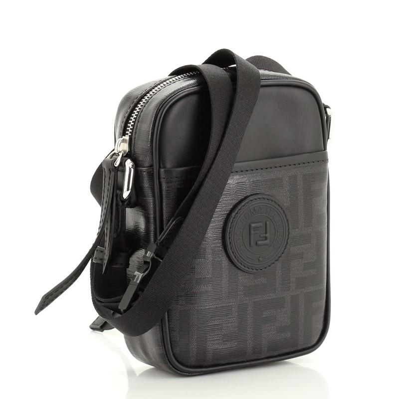 fendi 1974 mini double f canvas crossbody bag