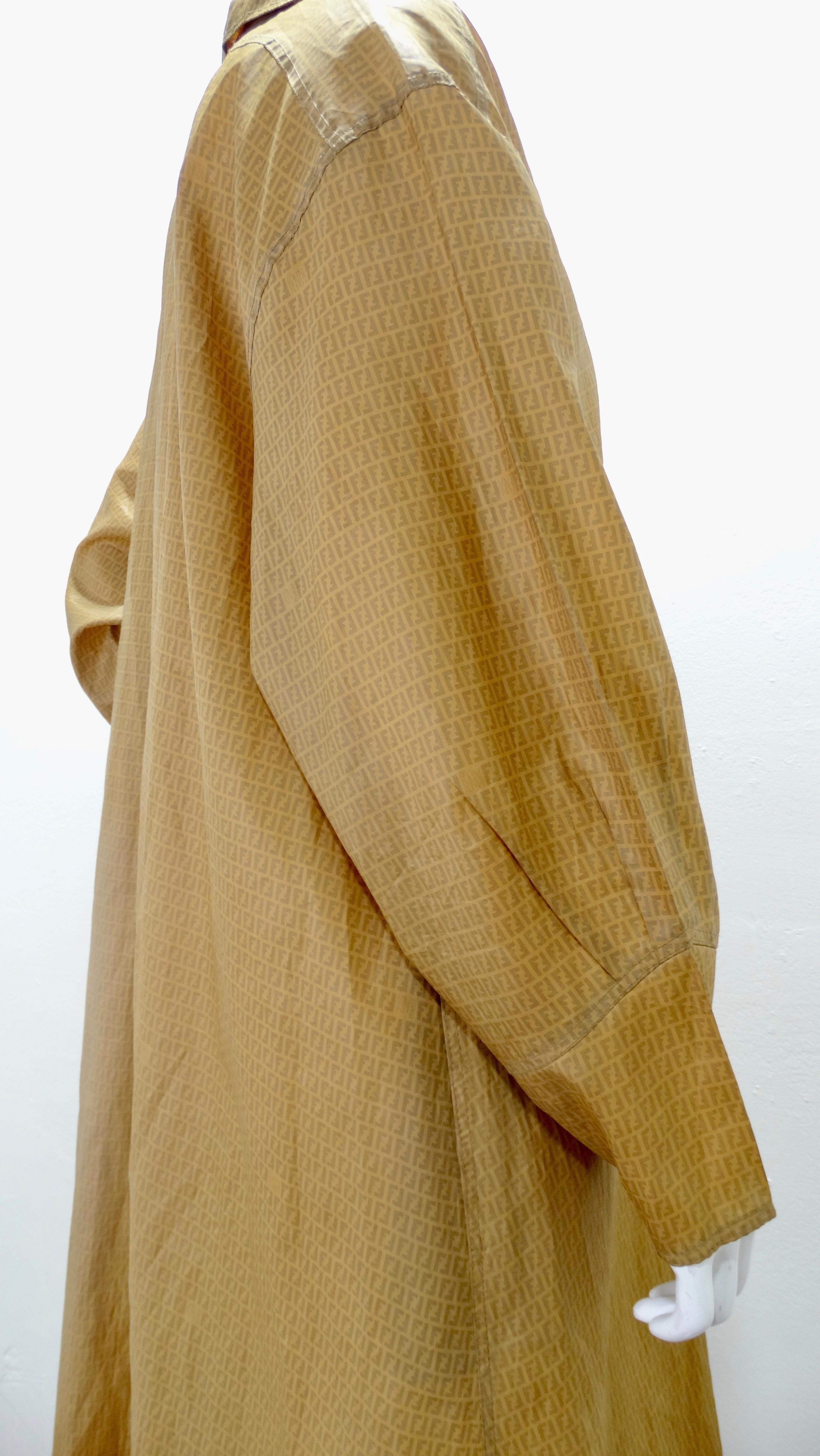 Women's or Men's Fendi 1980s Monogram Trench Coat