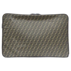 Used Fendi 1980s Zucca Monogram Suitcase