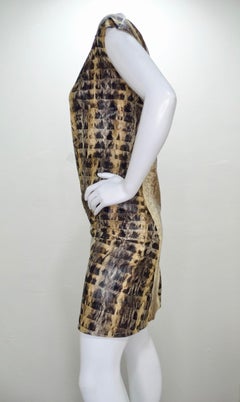 Fendi 1990s Python Mesh Dress