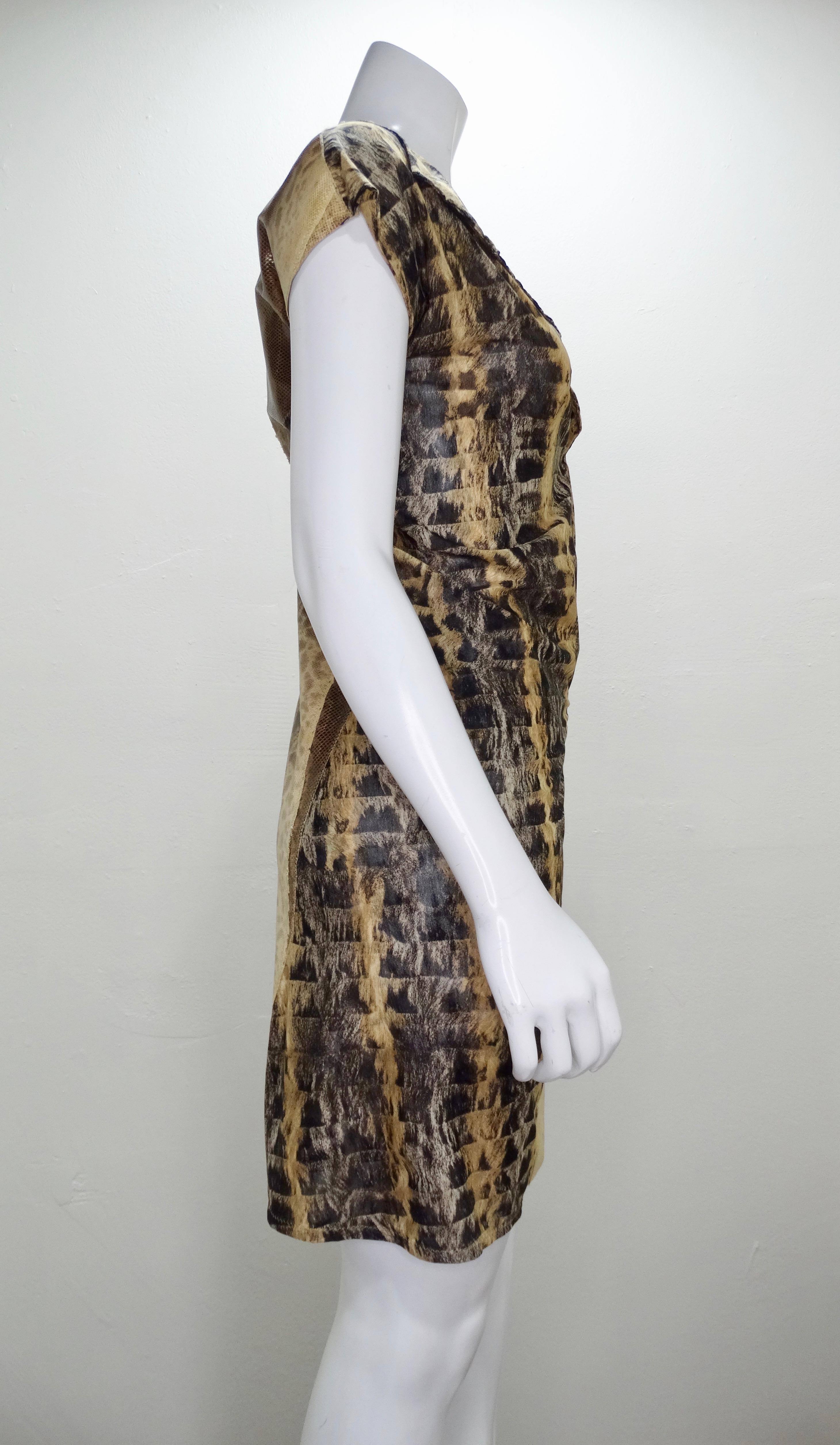 Fendi 1990s Python Mesh Dress  In Excellent Condition For Sale In Scottsdale, AZ