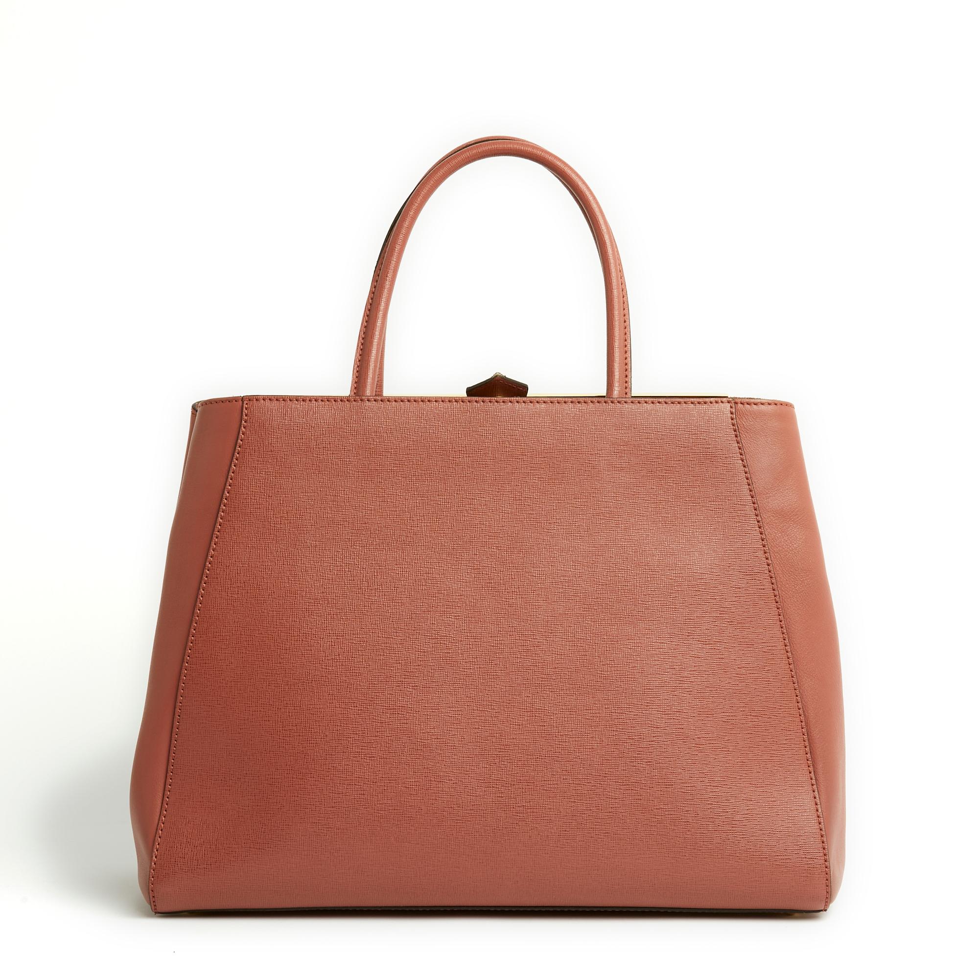 Femenino o masculino Fendi 2 días Bolsa de cuero rosa Correa Prístina