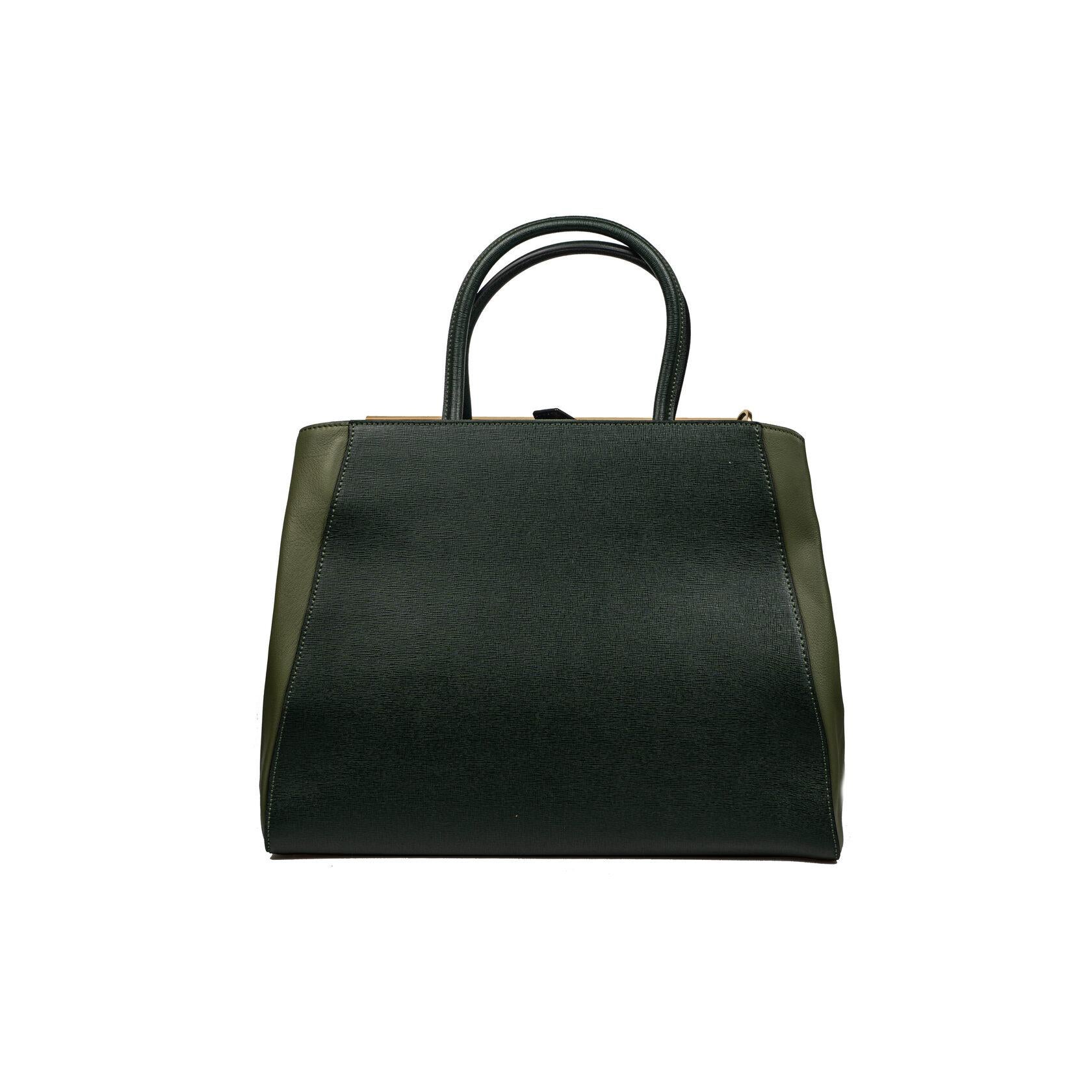 Fendi 2 Jours Emerald Green For Sale 10