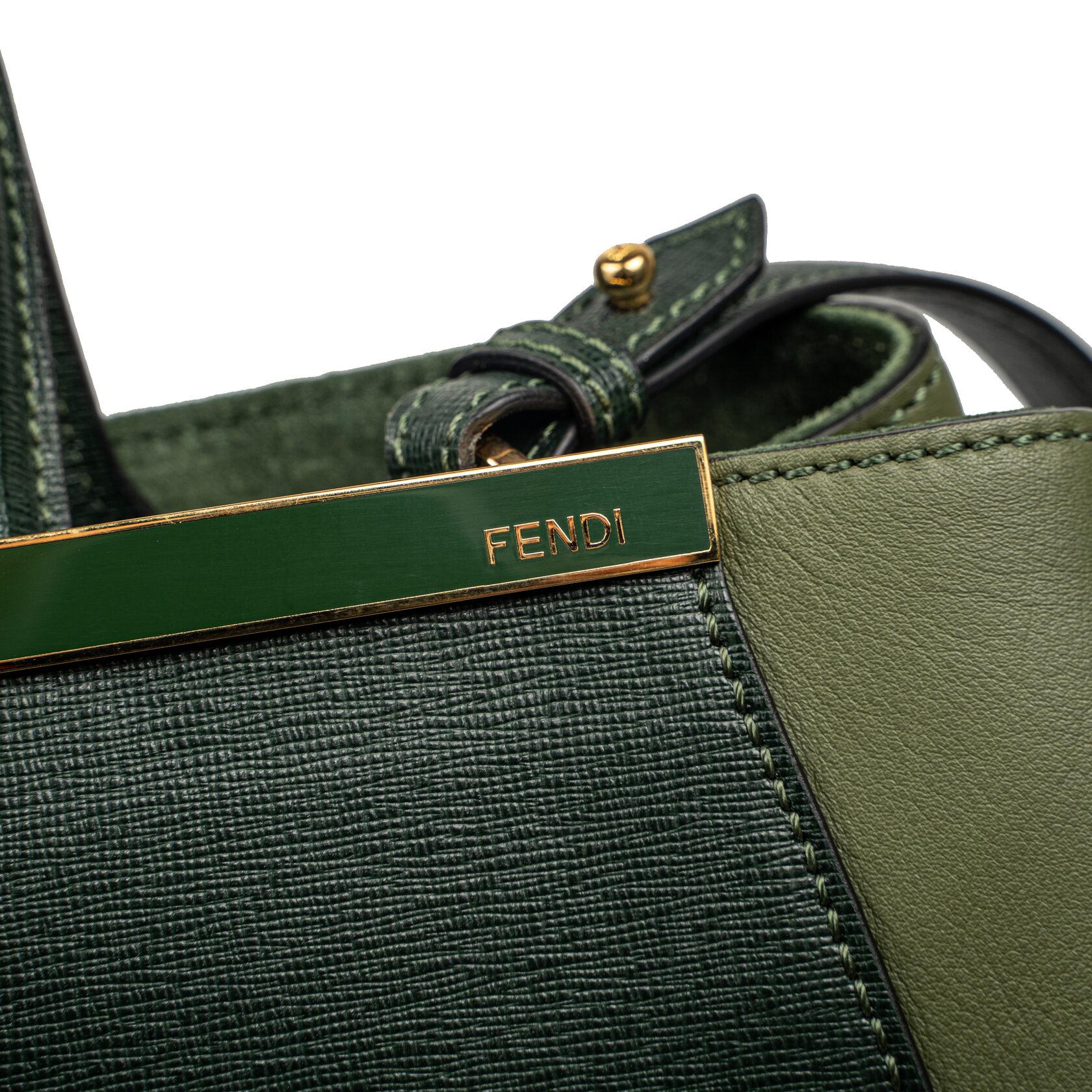 Fendi 2 Jours Smaragdgrün (Grün) im Angebot