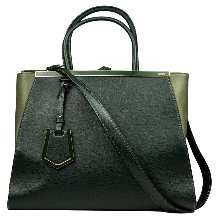 Fendi 2 Jours Emerald Green For Sale at 1stDibs