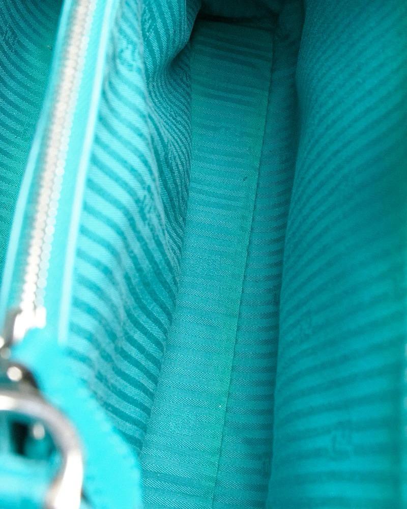 Fendi 2 Jours Small Turquoise For Sale 11