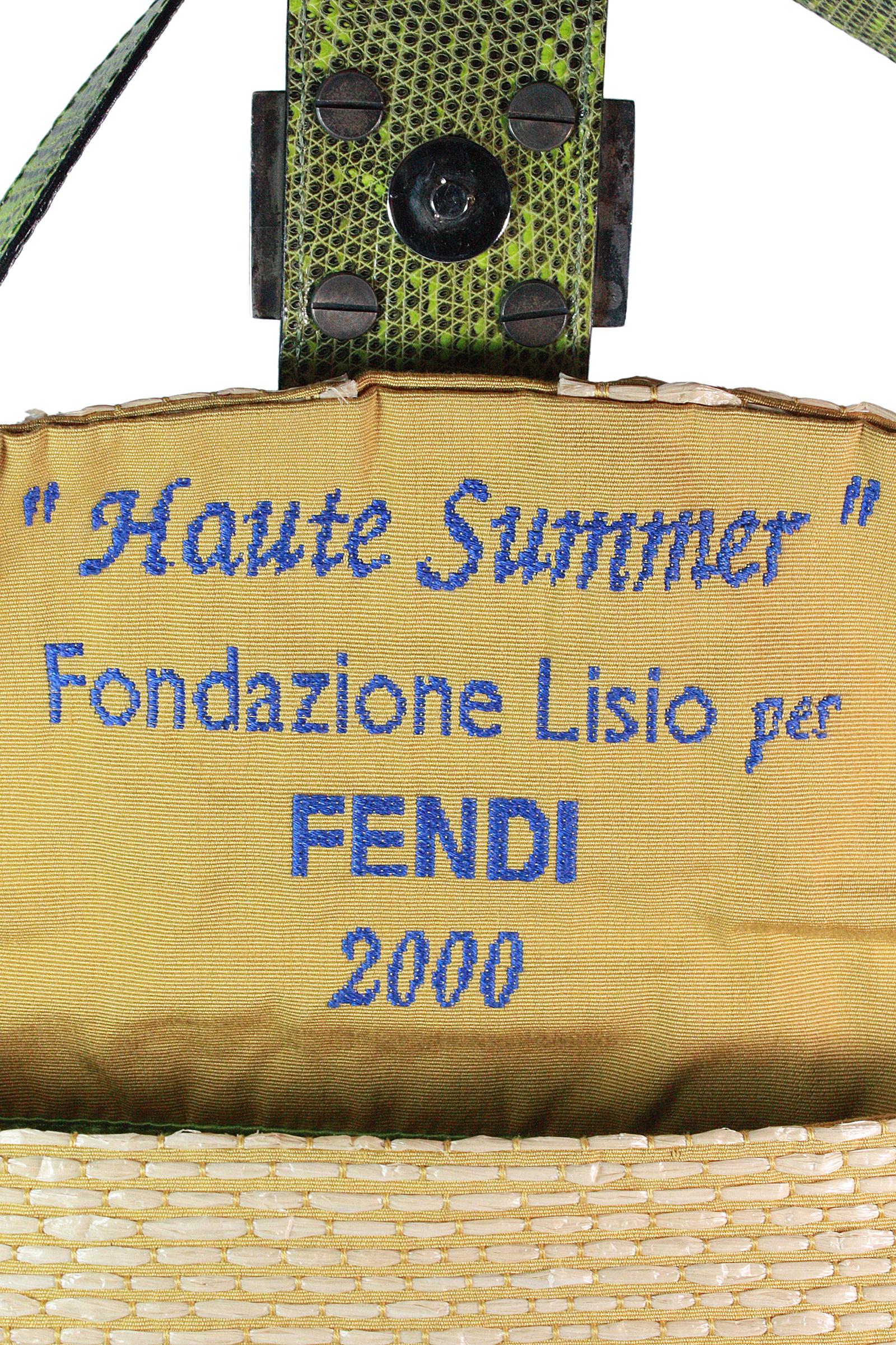Women's Fendi 2000 Haute Summer Baguette Bag