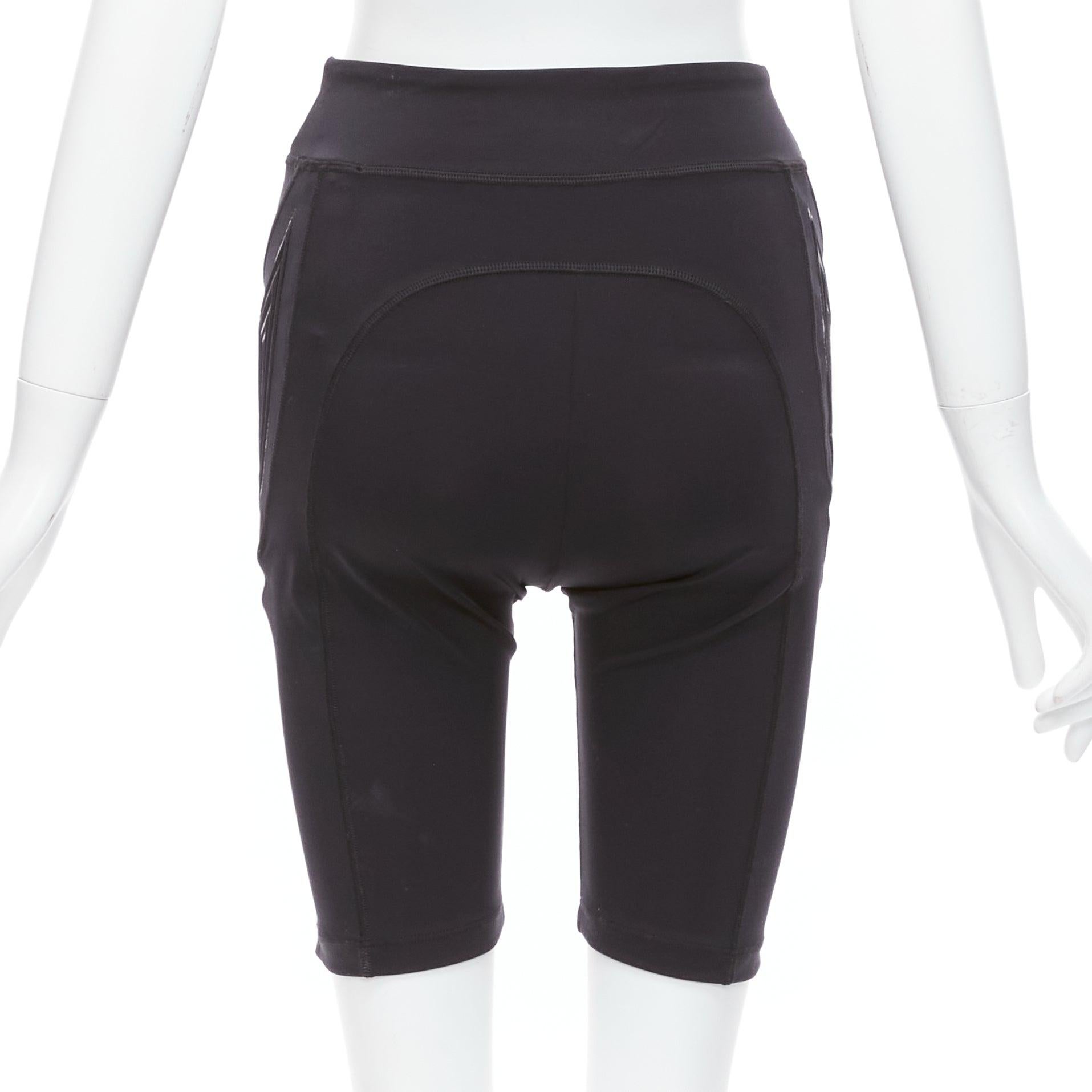 Donna Fendi 2019 FFreedom pantaloncini da motociclista a compressione in neoprene nero IT40 S in vendita