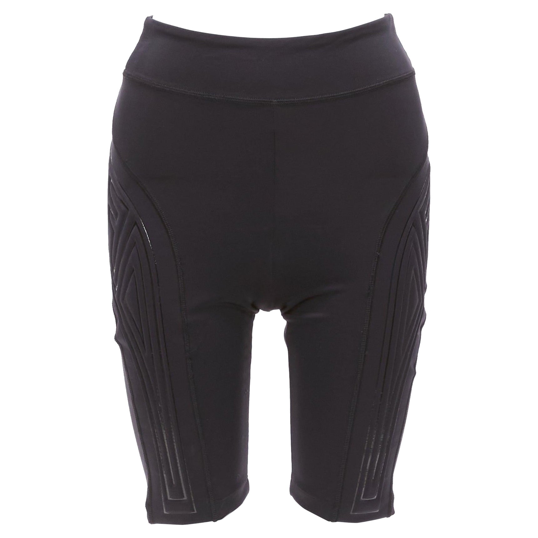 FENDI 2019 FFreedom schwarz Neopren Gummi Kompression Biker Shorts IT40 S