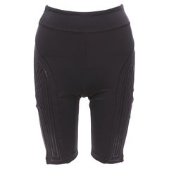 FENDI 2019 FFreedom schwarz Neopren Gummi Kompression Biker Shorts IT40 S