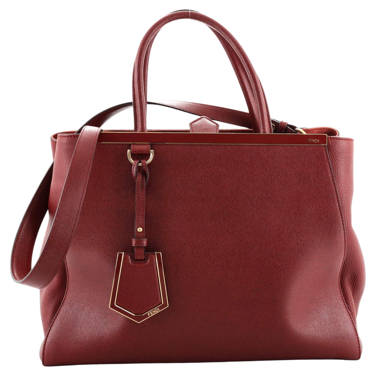 Fendi 2Jours Tasche aus Leder Medium