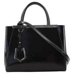Fendi 2Jours Tasche aus Lackleder Petite