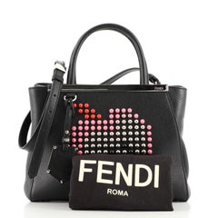 Fendi 2Jours Tasche Nietenleder Petite