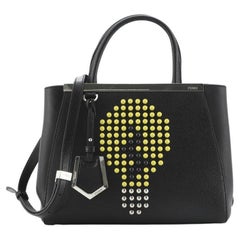Fendi 2Jours Bag Studded Leather Petite