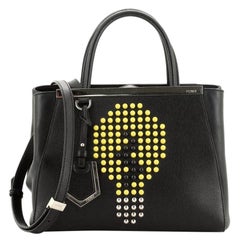 Fendi 2Jours Bag Studded Leather Petite