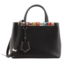 Fendi  2Jours Bag Studded Leather Petite