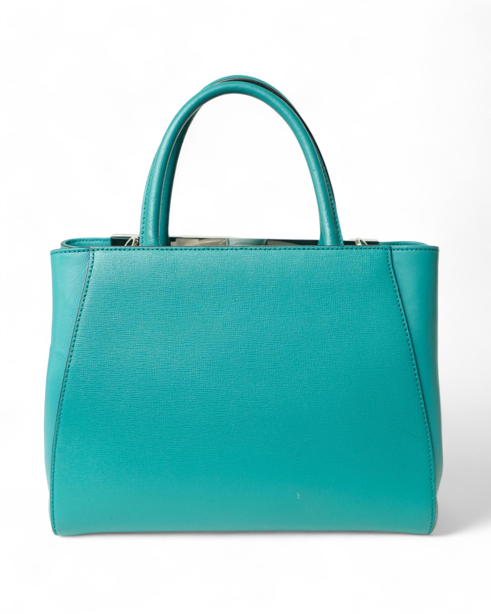 Women's Fendi 2Jours Bag Turchese Borsa Con Tracolla For Sale