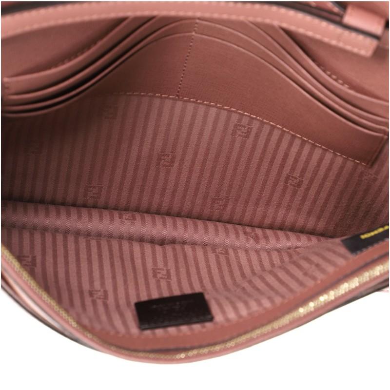Fendi 2Jours Clutch aus Leder Groß für Damen oder Herren