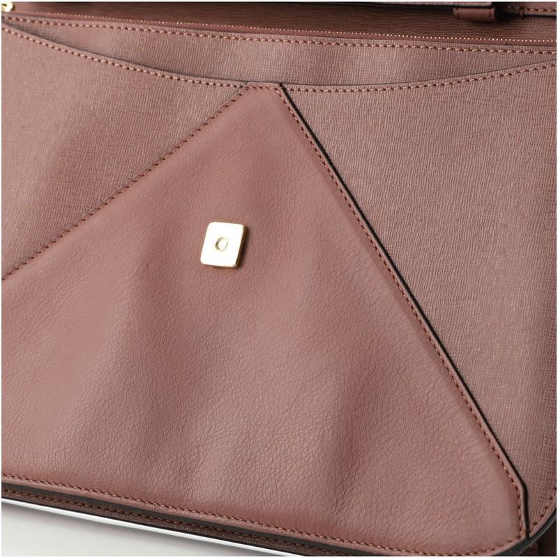 Fendi 2Jours Clutch aus Leder Groß 1