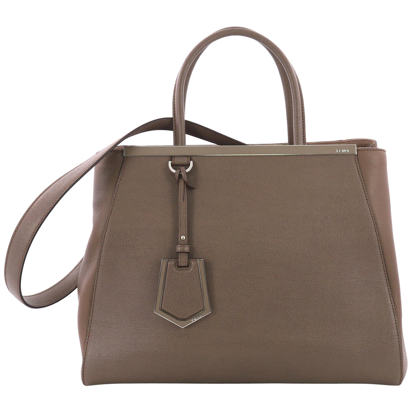 Fendi 2Jours Handbag Leather Medium,