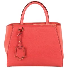Fendi 2Jours Handbag Leather Petite