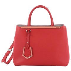Fendi 2Jours Handbag Leather Petite