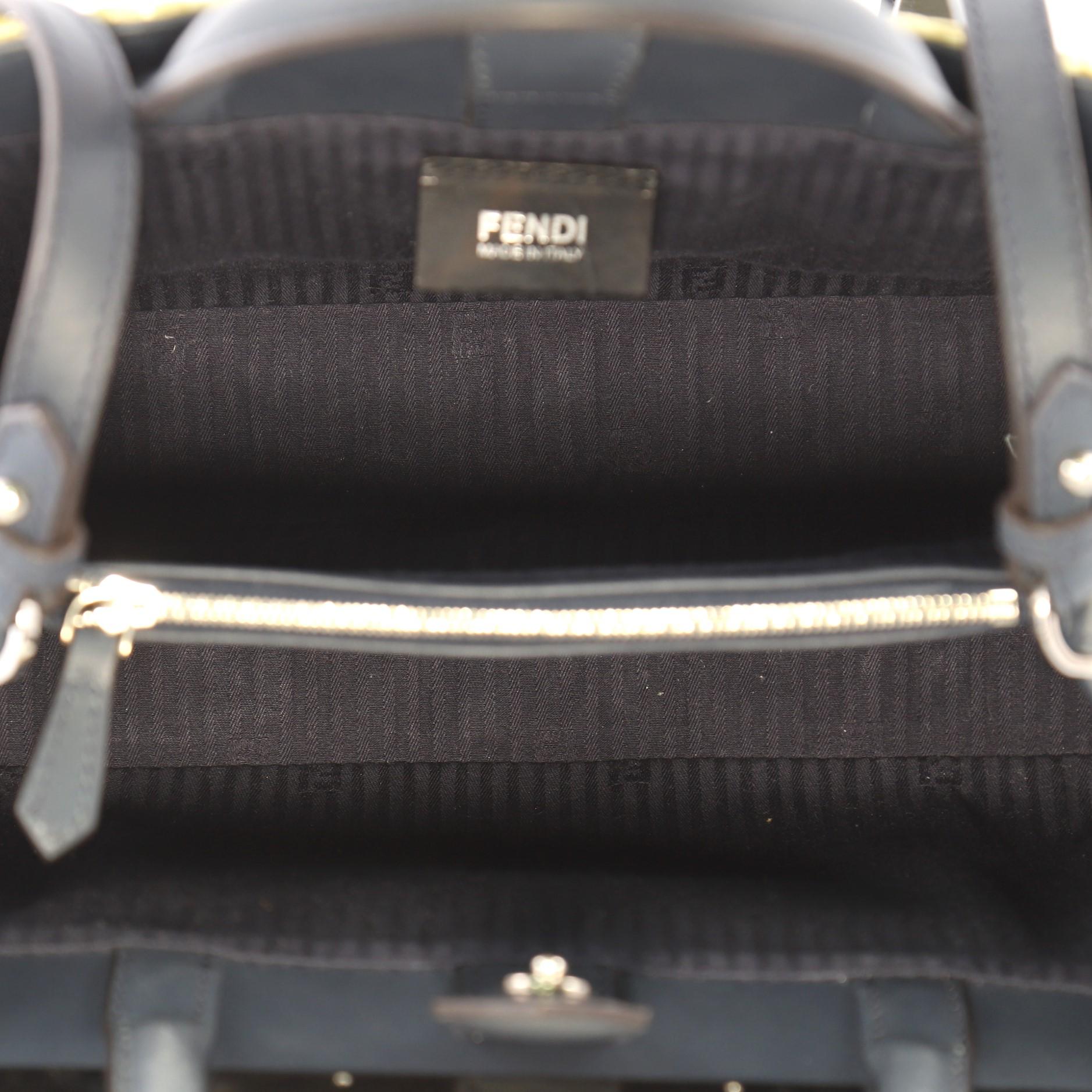 Women's Fendi 2Jours Handbag Straw Petite