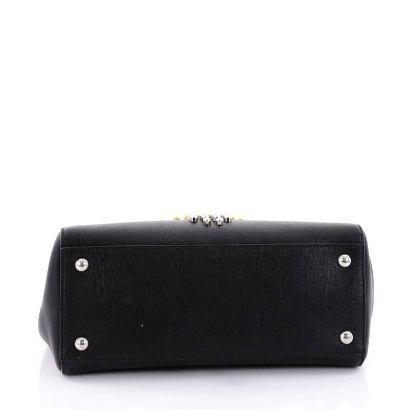 Women's or Men's Fendi 2Jours Handbag Studded Leather Petite