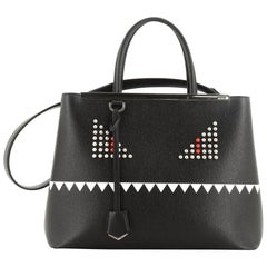 Fendi 2Jours Monster Bag Leather Medium