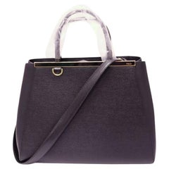 Bolso Tote Fendi 2Jours en Piel Saffiano Negra