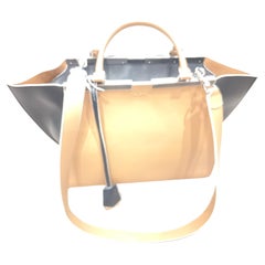 Fendi 3 Jour Black and Tan Handbag New