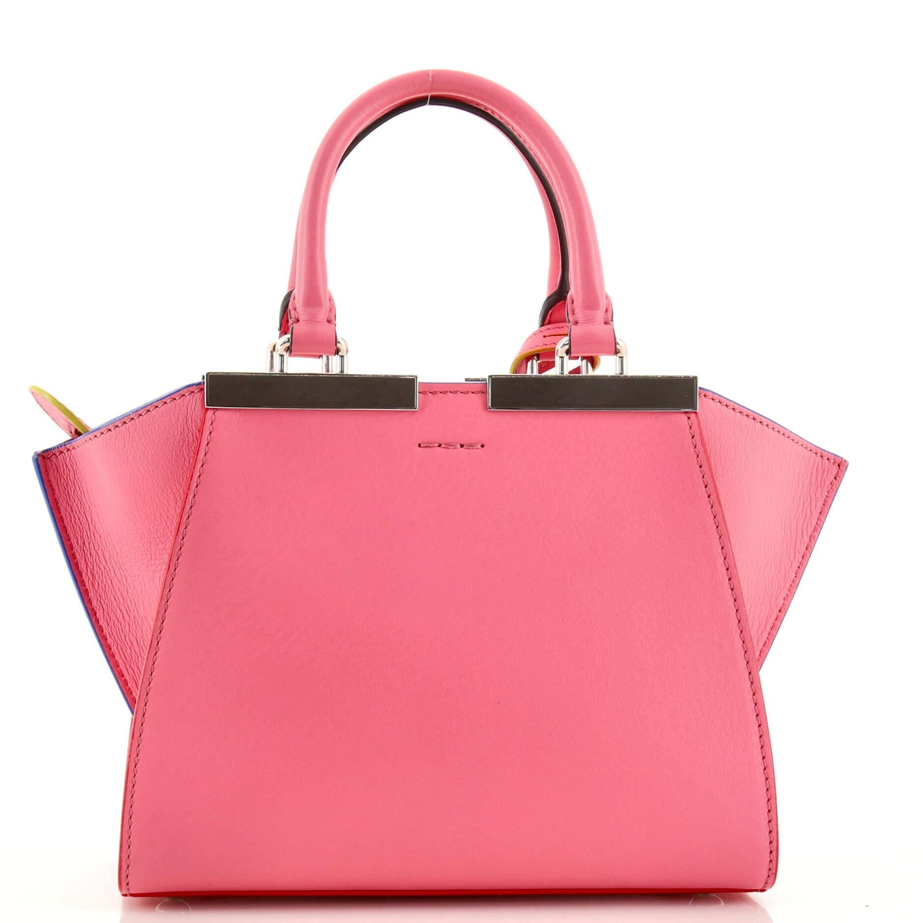 Fendi 3Jours Bag Leather Mini In Good Condition In NY, NY