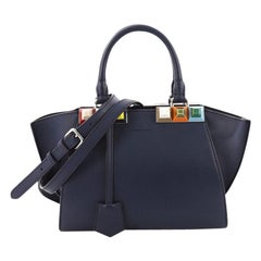 Fendi 3Jours Handbag Studded Leather Mini