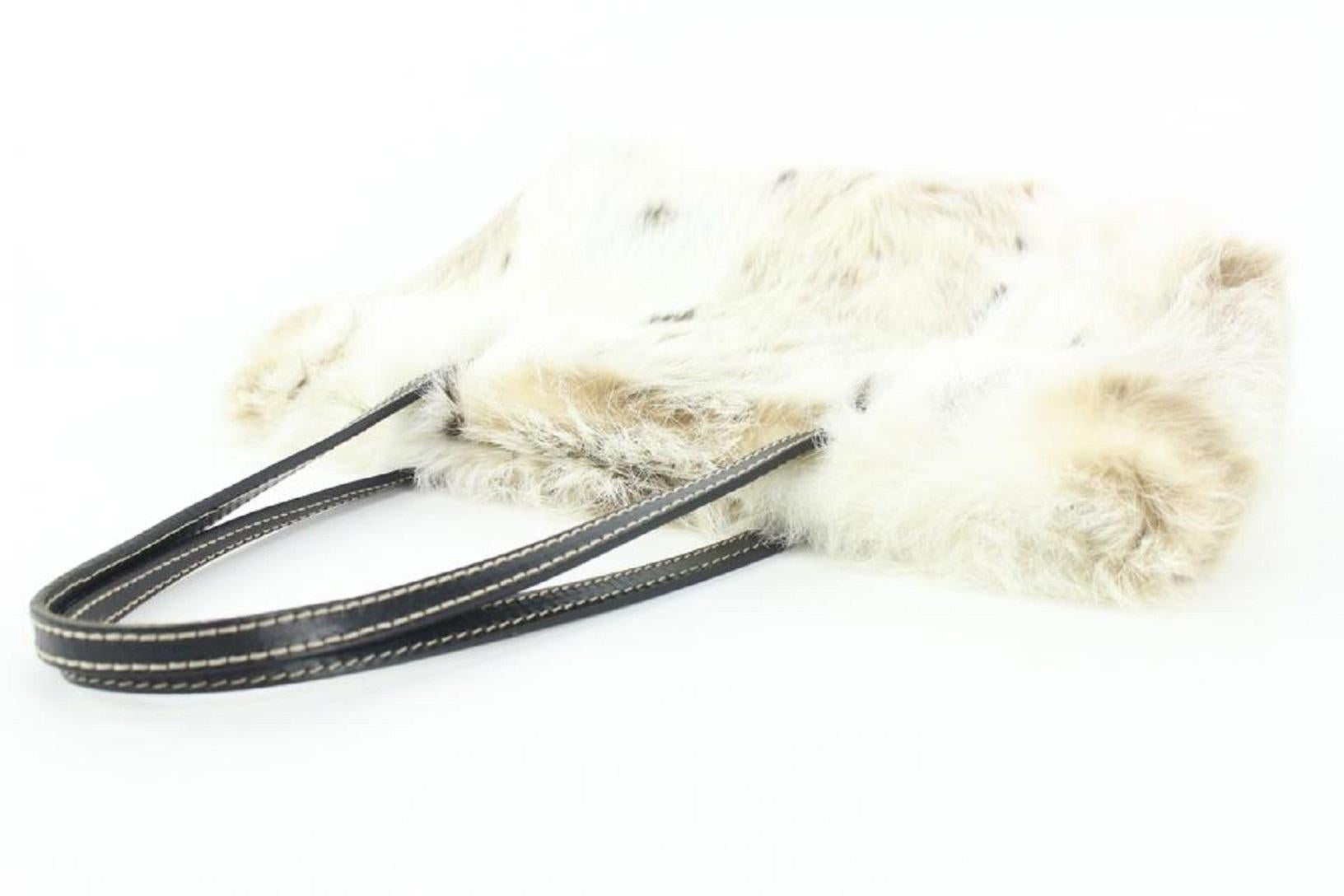 Fendi 8BH056 Fur Roll Shopper Mini Tote Bag 767ff331 1