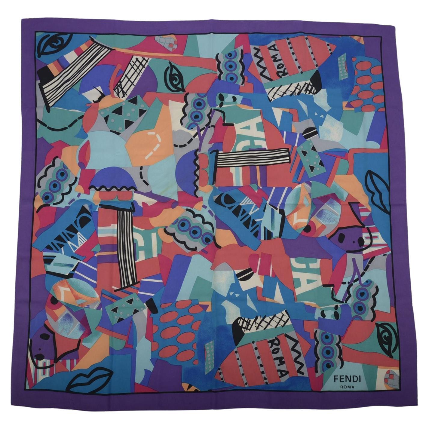 Does Fendi use acrylic in scarves?